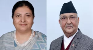 प्रधानमन्त्री ओली र पूर्व राष्ट्रपति भण्डारीबीच भेटवार्ता, के भयो कुराकानी ?