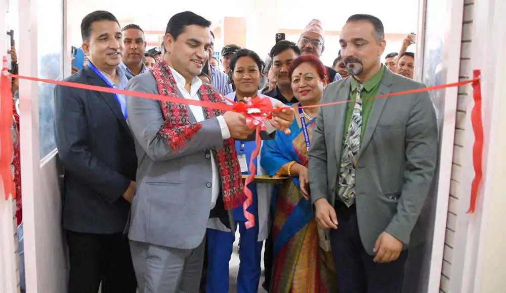 टिचिङमा इर्मजेन्सी १५ शैय्या र आधुनिक एमआरआईको स्वास्थ्य मन्त्री पौडेलद्वारा उद्घाटन