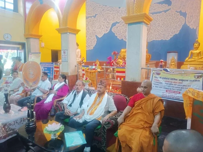 लुम्बिनीमा बौद्ध भिक्षुको तीनमहिने धार्मिक साधना सुरु