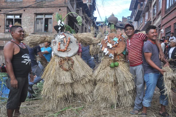 गाथामग चह्रे पर्व मनाउँदै नेवार समुदाय