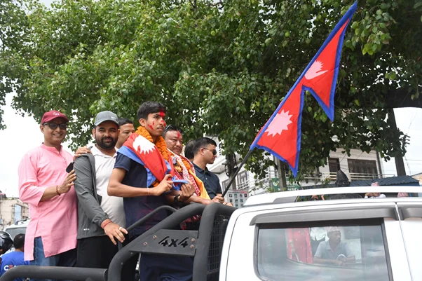 खेलाडी र प्रशिक्षक सम्मानित