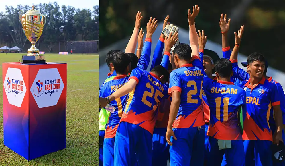 सिंगापुरलाई हराउदै नेपालले जित्यो एसीसी यू-१६ इस्ट जोनको उपाधि
