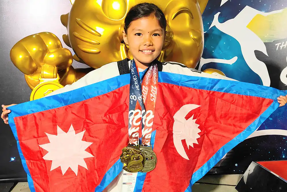 थाइल्यान्डमा वैभवीलाई स्वर्णसहित तीन पदक