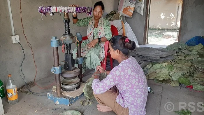 दुनाटपरी बनाएर आत्मनिर्भर बने महिला समूह