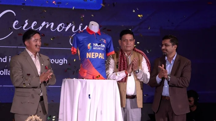 नेपाली क्रिकेट टिमको नयाँ जर्सी सार्वजनिक