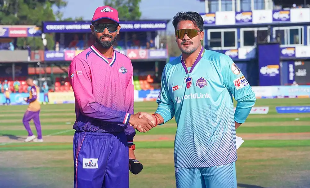 एनपीएल सिजन–२ को उद्घाटन खेलः काठमाडौं गोर्खाजले पहिला फिल्डिङ गर्ने