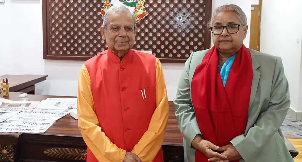 प्रधानमन्त्री कार्कीसँग लोसपा अध्यक्ष ठाकुरको भेट