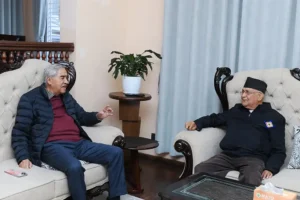 ओली र देउवाबीच महाराजगन्जमा भेटवार्ता